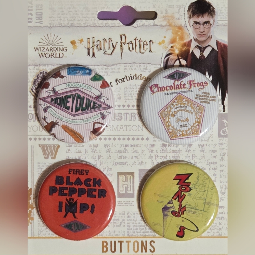 NWT Warner Bros. Harry Potter Button Collection - Multicolor